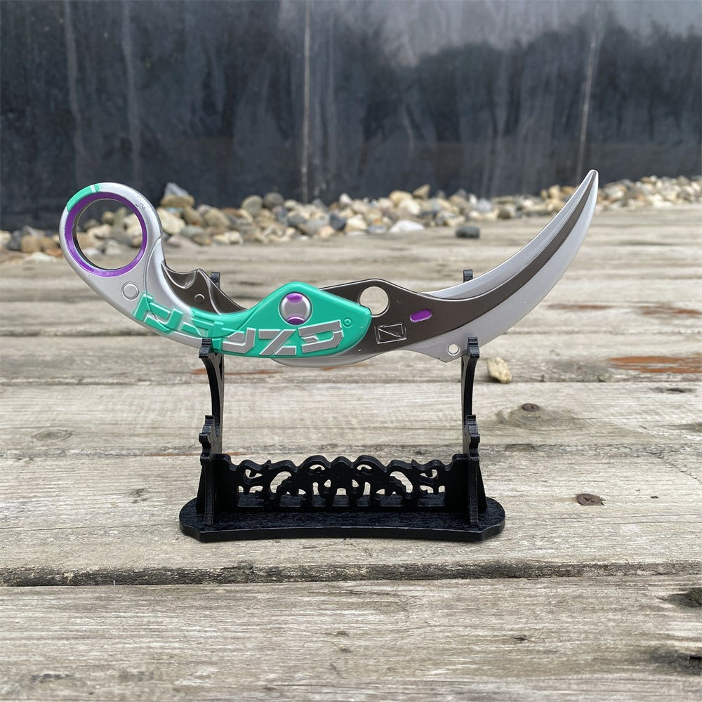 2-Layer Wooden Small Swords Weapon Display Holder - Tophatter Daily Deals