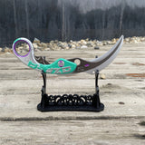 2-Layer Wooden Small Swords Weapon Display Holder - Tophatter Daily Deals