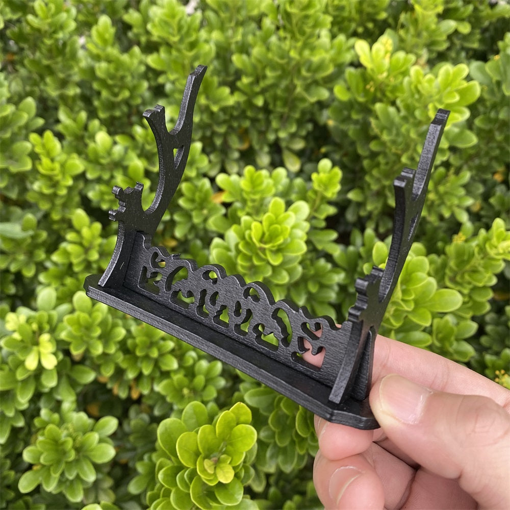 2-Layer Wooden Small Swords Weapon Display Holder - Tophatter Daily Deals