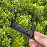 2-Layer Wooden Small Swords Weapon Display Holder - Tophatter Daily Deals