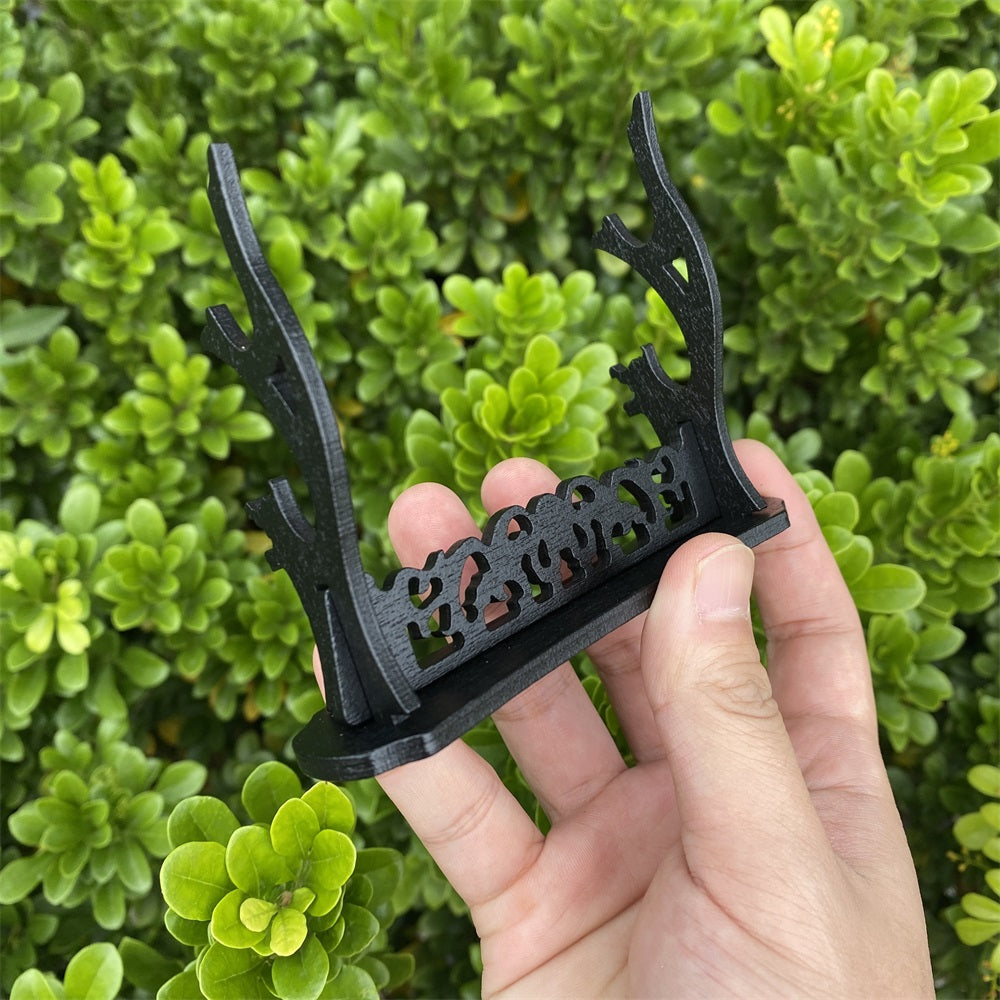 2-Layer Wooden Small Swords Weapon Display Holder - Tophatter Daily Deals