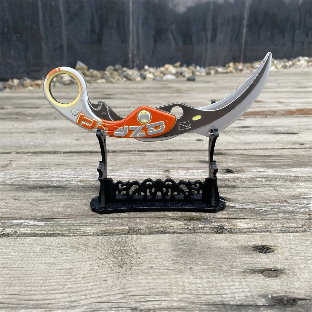 2-Layer Wooden Small Swords Weapon Display Holder - Tophatter Daily Deals