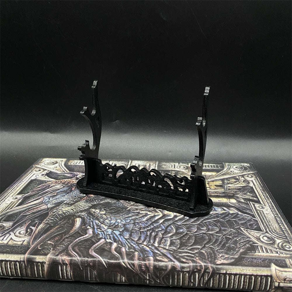 2-Layer Wooden Small Swords Weapon Display Holder - Tophatter Daily Deals