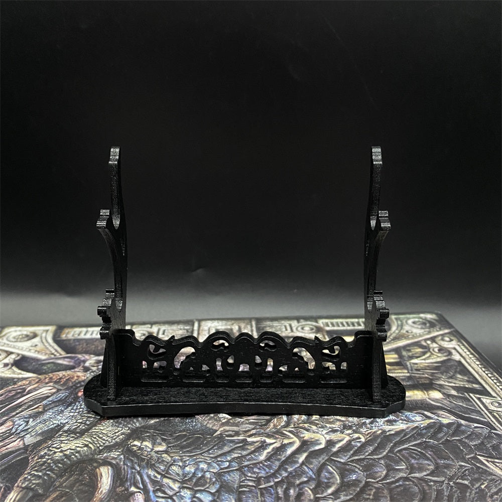 2-Layer Wooden Small Swords Weapon Display Holder - Tophatter Daily Deals