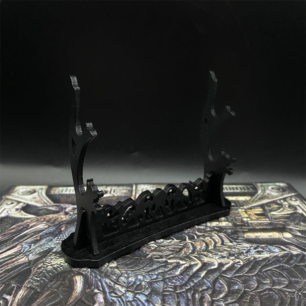 2-Layer Wooden Small Swords Weapon Display Holder - Tophatter Daily Deals