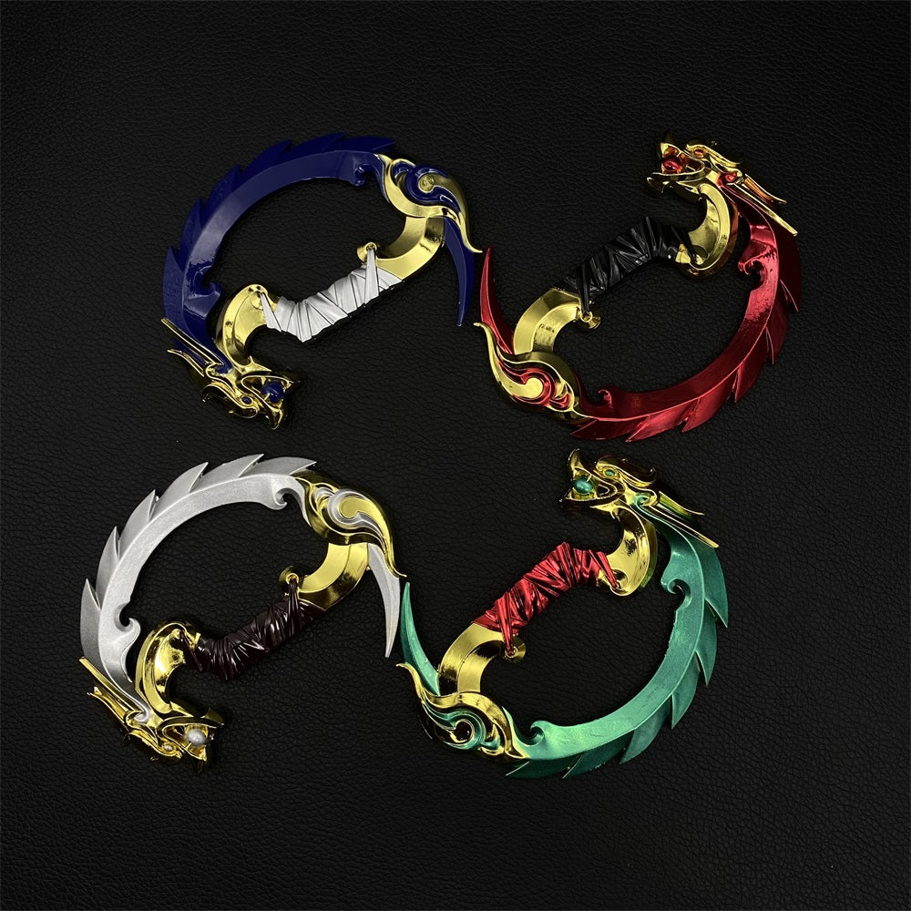 Metal 4 Color Blades Of Imperium Blunt Blade Replica Model - Tophatter Daily Deals