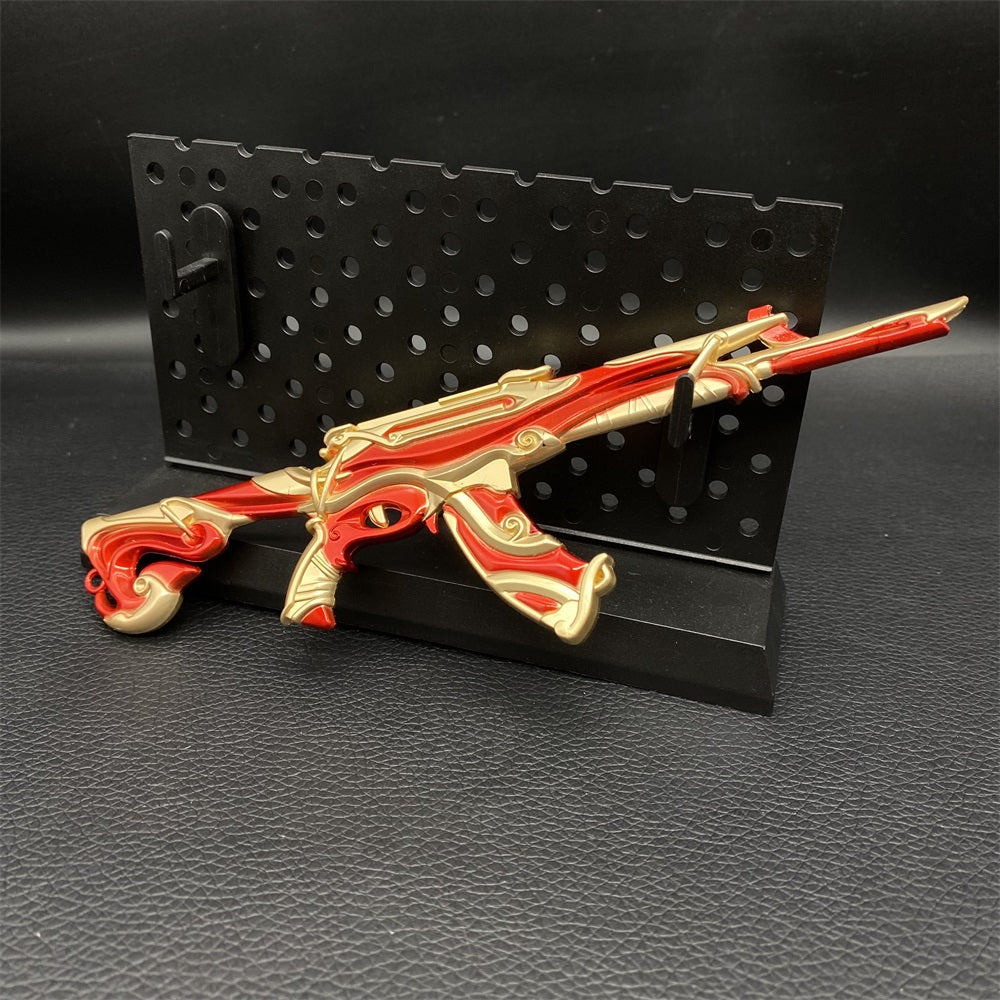 Metal Hot Game Gun Imperium Vandal Mini Replica 3 In 1 Pack Red & Plastic Stand - Tophatter Daily Deals