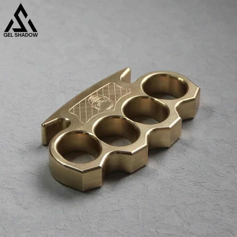 2025 Classic Skull Head EDC Knuckles For Men-GS146 Brass Knuckles - Tophatter Daily Deals