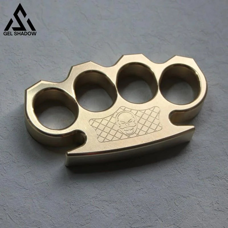 2025 Classic Skull Head EDC Knuckles For Men-GS146 Brass Knuckles - Tophatter Daily Deals