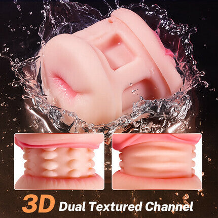 Dottore - Vibration 2 in 1 Handheld Masturbator Masturbation Cup - Tophatter Daily Deals