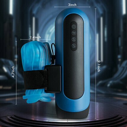 Acmejoy - Thrusting Vibrating Masturbation Cup Masturbation Cup - Tophatter Daily Deals