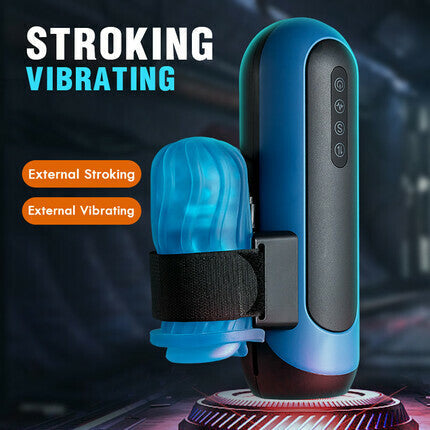 Acmejoy - Thrusting Vibrating Masturbation Cup Masturbation Cup - Tophatter Daily Deals