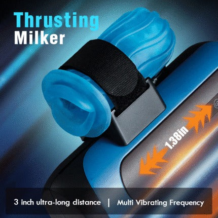 Acmejoy - Thrusting Vibrating Masturbation Cup Masturbation Cup - Tophatter Daily Deals