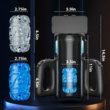 Leten - Interactive Transparent Stroker 10 Thrusting, 4,72 in Deep Stroke & Realistic Moaning Voice Stroker Masturbation Cup - Tophatter Daily Deals