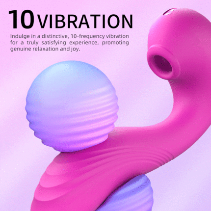 TRIPLE AROUSAL Clitoral Sucking 5 Licking 10 Vibrating Vibrator Vibrators - Tophatter Daily Deals