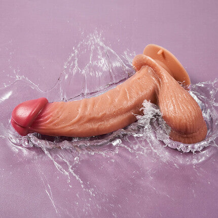 Acmejoy Lifelike Vibrating 6.69 Inch Dildo for G-Spot and Anal Stimulation Strong Suction Dildos - Tophatter Daily Deals