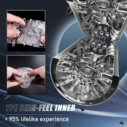 Enduro - Telescopic Rotation Masturbation Cup Masturbation Cup - Tophatter Daily Deals