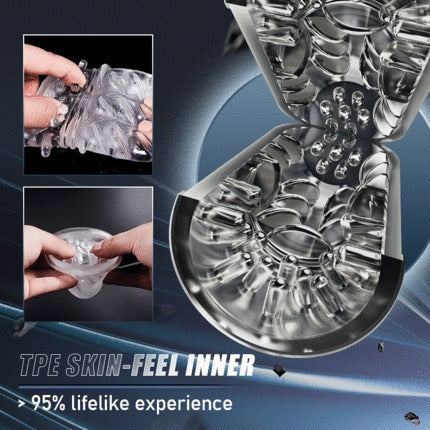 Enduro - Telescopic Rotation Masturbation Cup Masturbation Cup - Tophatter Daily Deals