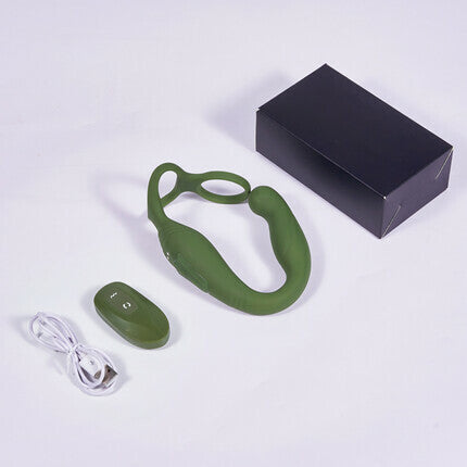 Warrior - C-Shaped 10 Swinging Vibrations Prostate Massager for Men Couple Gay Anal Toys - Tophatter Daily Deals