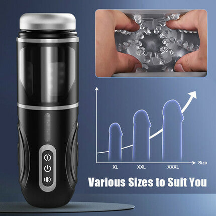 Chainsaw - Telescopic Rotation Masturbation Cup Masturbation Cup - Tophatter Daily Deals