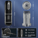 Chainsaw - Telescopic Rotation Masturbation Cup Masturbation Cup - Tophatter Daily Deals
