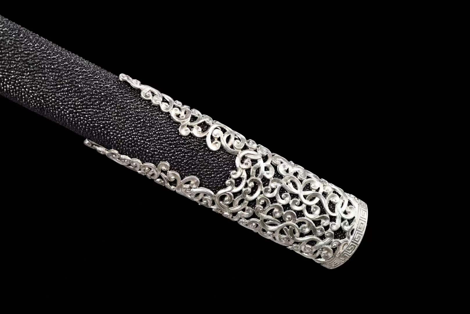 White Bronze Essence Edition Wootzsteel Tang Sword - Tophatter Daily Deals