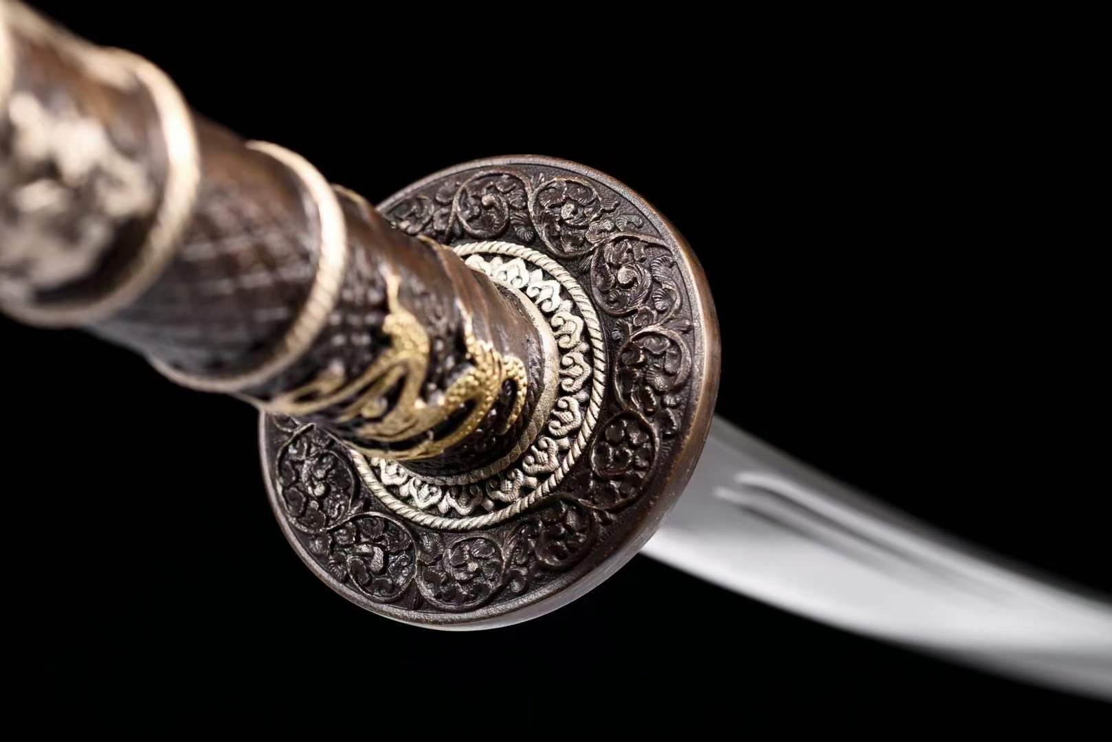 Red Fishskin Wootzsteel Kangxi Great Sword - Tophatter Daily Deals