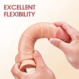 AcmeJoy - Upturned Design Silicone Dildo with Suction Cup 7.67In Dildos - Tophatter Daily Deals