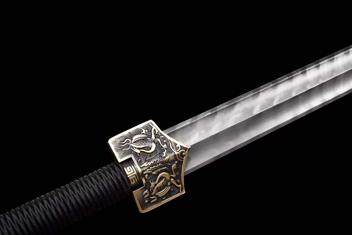 Tile-patterned Celestial Beast Han Sword - Tophatter Daily Deals