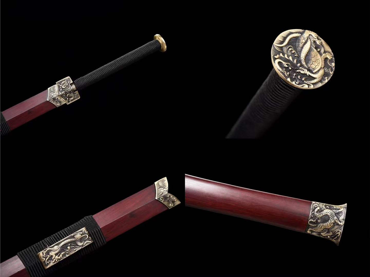 Tile-patterned Celestial Beast Han Sword - Tophatter Daily Deals