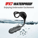 Acmejoy - 9 Thrusting & Vibrating Wearable Prostate Massager with Cock ring Anal Toys - Tophatter Daily Deals