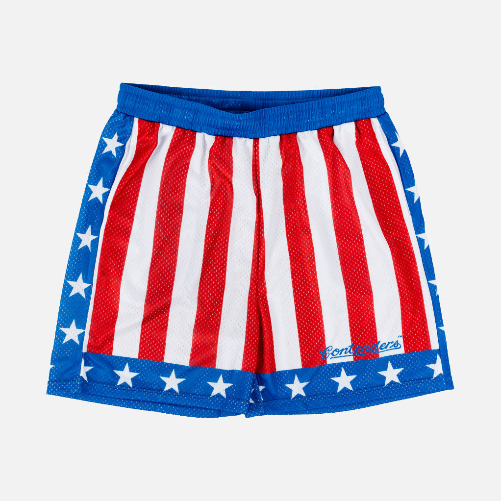 Contenders Clothing Rocky Apollo Creed Mesh Active Short Mixed Shorts - Tophatter Daily Deals