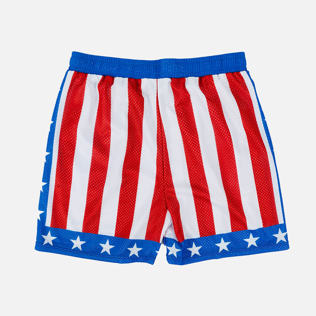 Contenders Clothing Rocky Apollo Creed Mesh Active Short Shorts - Tophatter Daily Deals