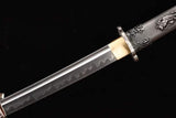 Handmade Japanese Tachi Odachi Water Dragon水龍 T10 Steel Burn Blade - Tophatter Daily Deals