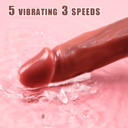 EVO - 5 Beads Rotating Swing 8 Vibrating Dildo 9.17 Inch Dildos - Tophatter Daily Deals