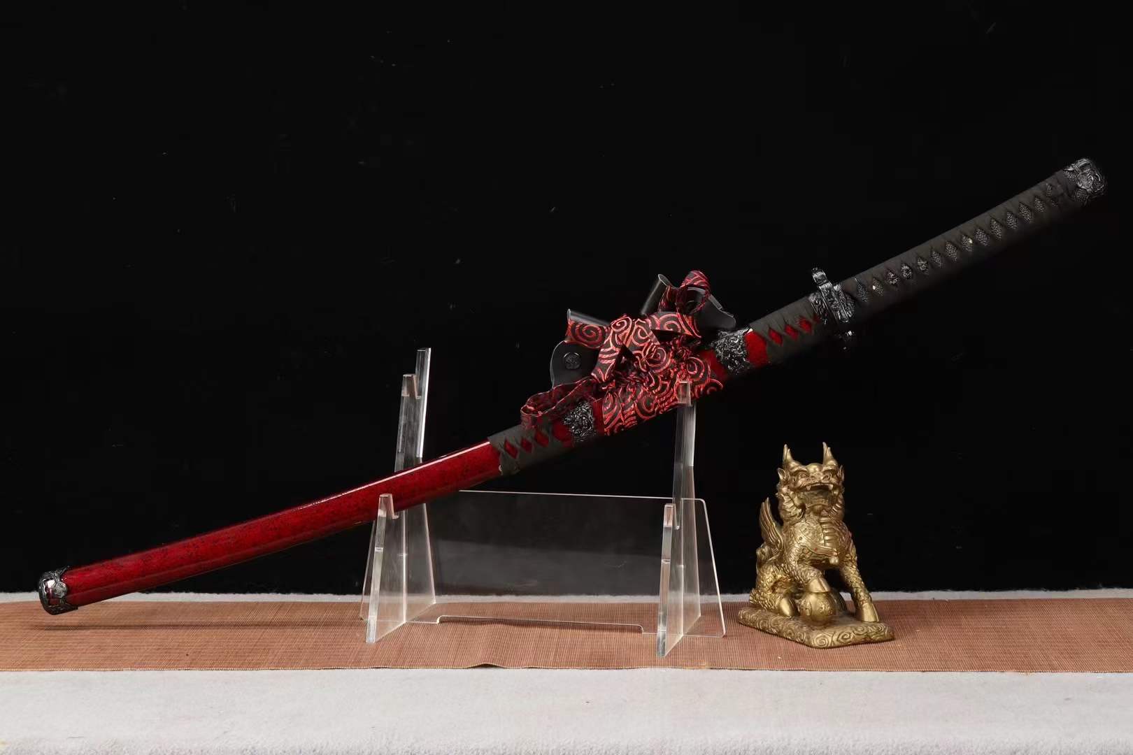 Handmade Japanese Tachi Odachi Crimson Lion - Tophatter Daily Deals