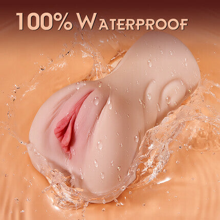 Acmejoy - Vibrating Pocket Pussy Male Masturbator with Textured Vagina Pocket Pussy - Tophatter Daily Deals