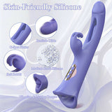 Acmejoy - Clit Nipple Anal Stimulation Rabbit Licking Vibrating Flapping 4 IN 1 Stimulator Vibrators - Tophatter Daily Deals