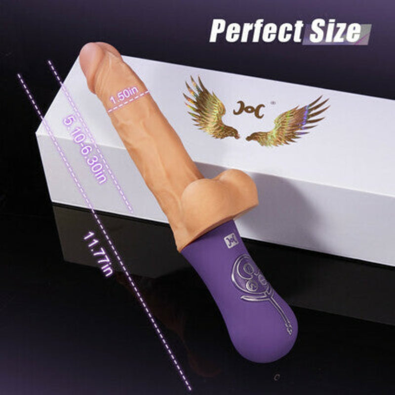 Allovers - 4-in-1 Versatile Thrusting Vibrating Heating Swing Thrusting Dildo Dildos - Tophatter Daily Deals