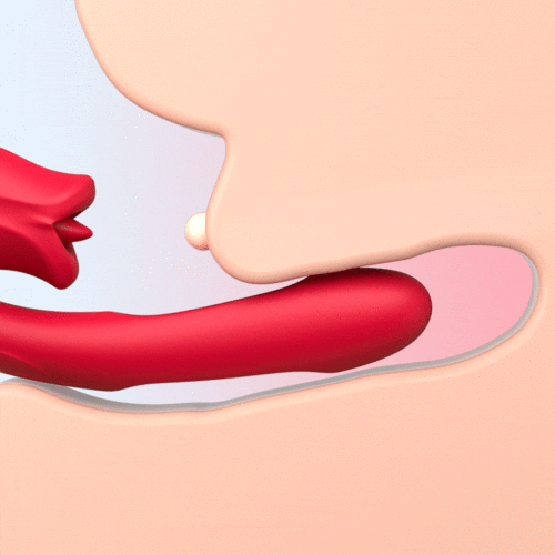 Acmejoy-Shaped Biting Soother with Vibration & Flapping Vibrators - Tophatter Daily Deals