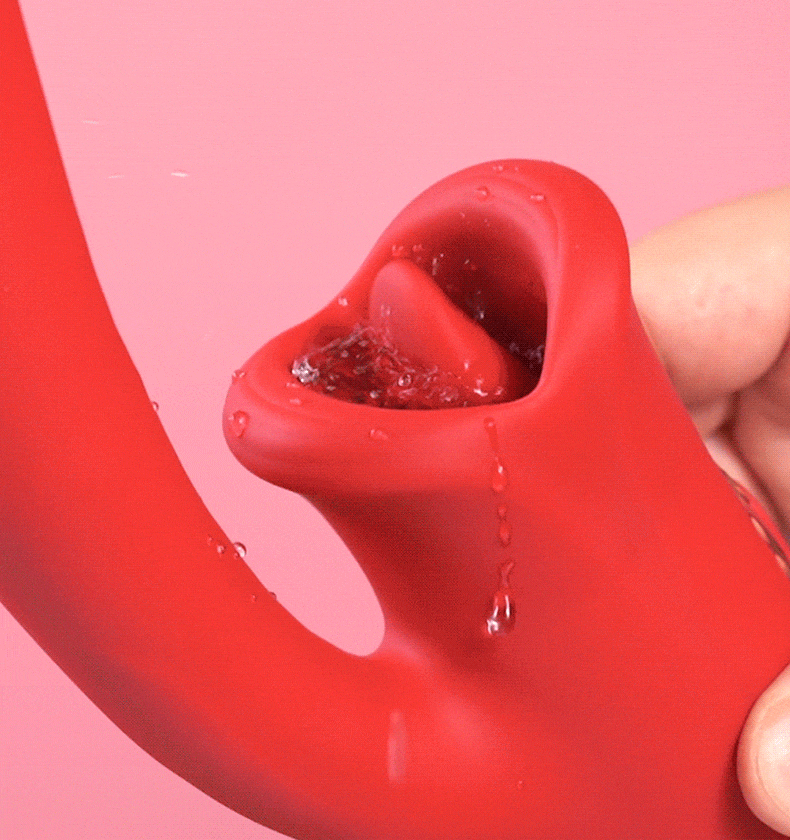 Acmejoy-Shaped Biting Soother with Vibration & Flapping Vibrators - Tophatter Daily Deals