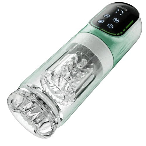 Heaven - 5 in 1 Dual Egg Vibrator Rotating Thrusting Suction Masturbator Cup Adult Sex Toys Men - Tophatter Daily Deals