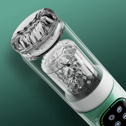 Heaven - 5 in 1 Dual Egg Vibrator Rotating Thrusting Suction Masturbator Cup Adult Sex Toys Men - Tophatter Daily Deals