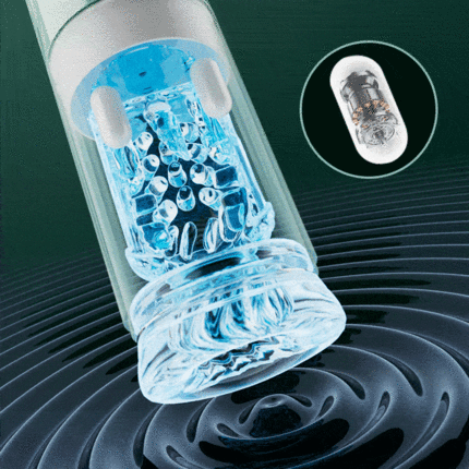 Heaven - 5 in 1 Dual Egg Vibrator Rotating Thrusting Suction Masturbator Cup Adult Sex Toys Men - Tophatter Daily Deals