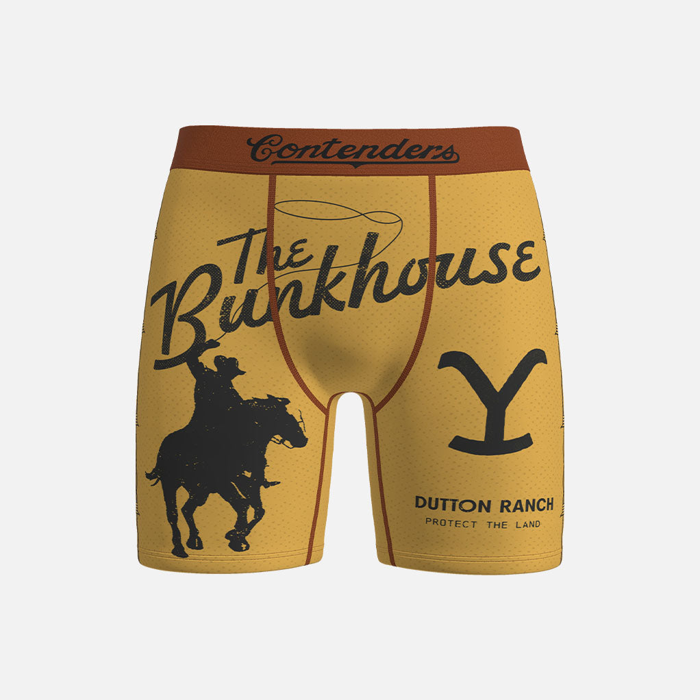 Contenders Clothing Yellowstone The Bunkhouse Brief Gold Underwear - Tophatter Daily Deals