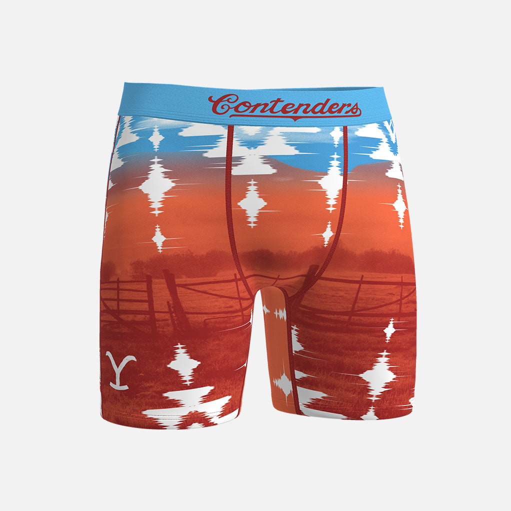 Contenders Clothing Yellowstone Ranch Sunset Brief Underwear - Tophatter Daily Deals