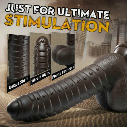 RATTLESNAKE Thrusting Heating Dildo Dildos - Tophatter Daily Deals