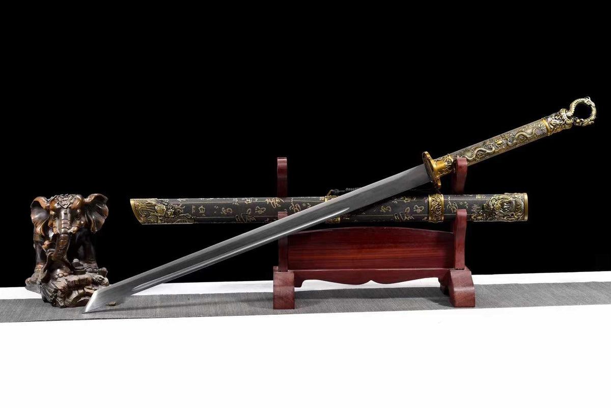 New Double Dragon Ring Head Knife - Tophatter Daily Deals