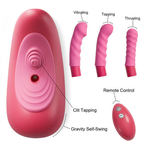 Acmejoy - VVD Rider Desire Riding Experience Innovative Design withe Dual Control Vibrators - Tophatter Daily Deals