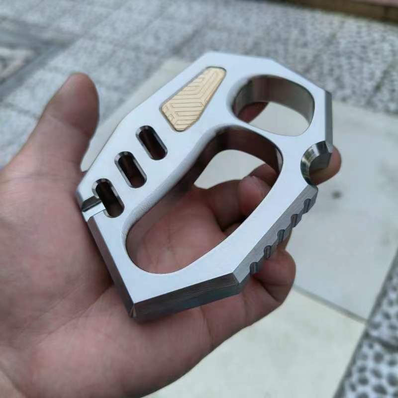 Updated Version 304 Precision Solid Steel Knuckle Duster - Tophatter Daily Deals